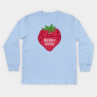 Berry Good - Retro Scratch N' Sniff Sticker Kids Long Sleeve T-Shirt